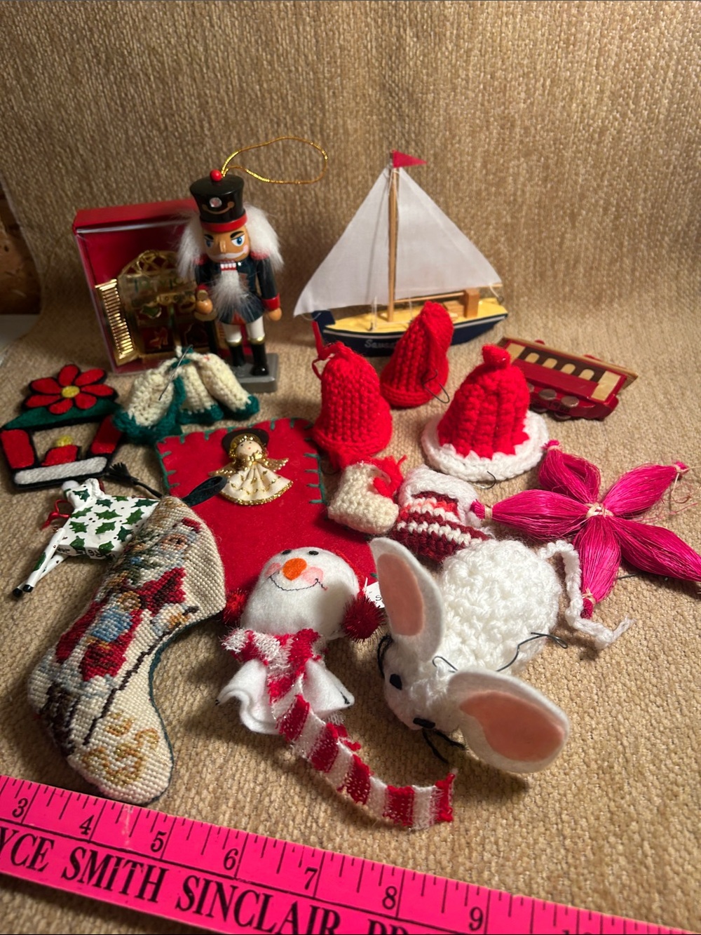 Festive Red Holiday Assortment Decorative Accents 17 pc.